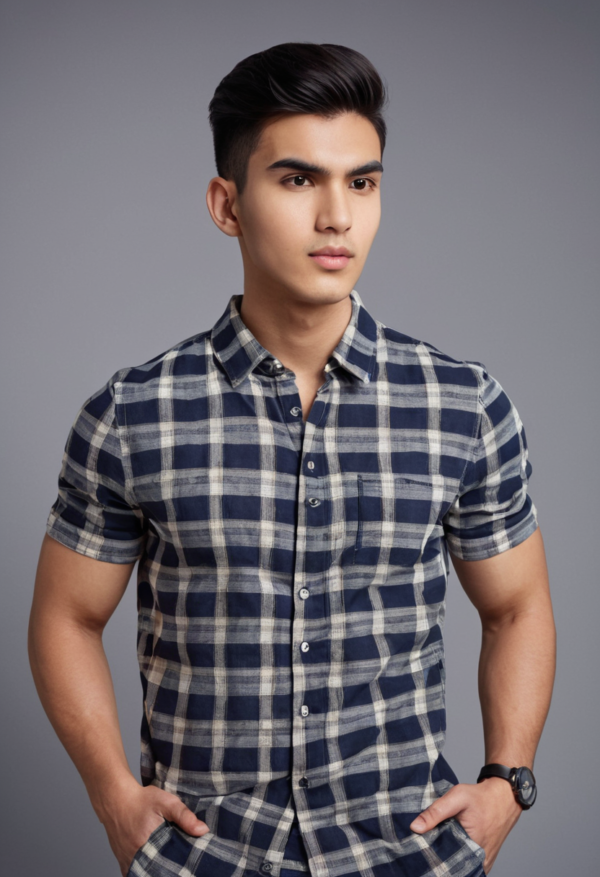 men half sleeve shirt - Image 4